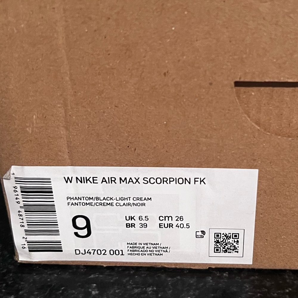 Nike Air Max Scorpion Phantom Sneakers SZ-9 NEW - Picture 10 of 11